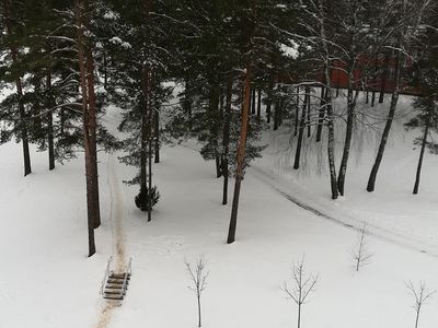 Снег порадовал, и служба благоустройства работает на отлично! - В Висагинасе