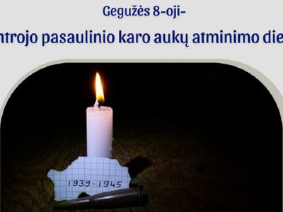 8 мая - День памяти жертв Второй мировой войны - В Висагинасе
