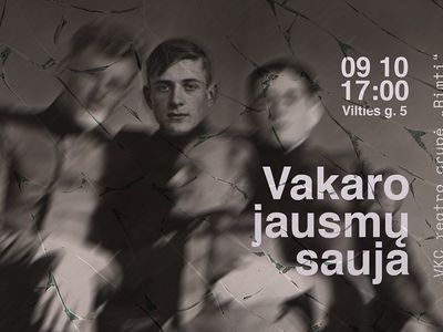 VKC teatro grupė „Rimti“ kviečia į spektaklį „Vakaro jausmų sauja“ pagal V. Mačernį - Visagine
