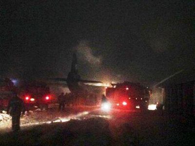 
Самолет Ан-12 разбился на пути из Новосибирска в Иркутск
 - В Мире