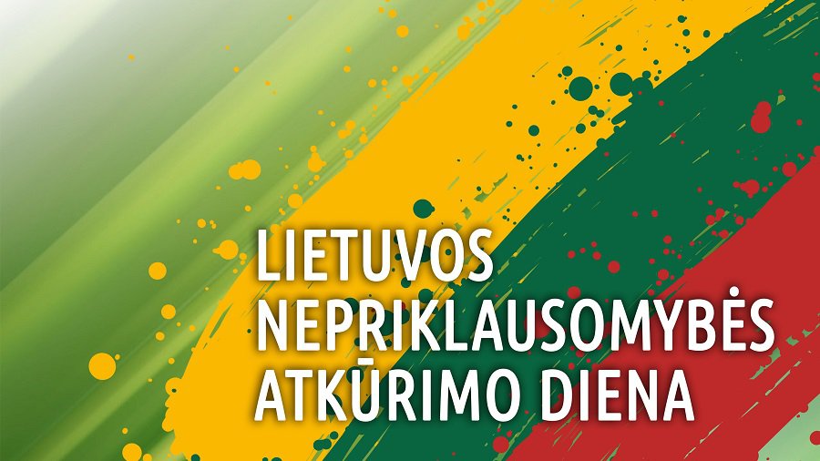 Kovo 11-oji –Lietuvos Nepriklausomybės atkūrimo diena - В Висагинасе